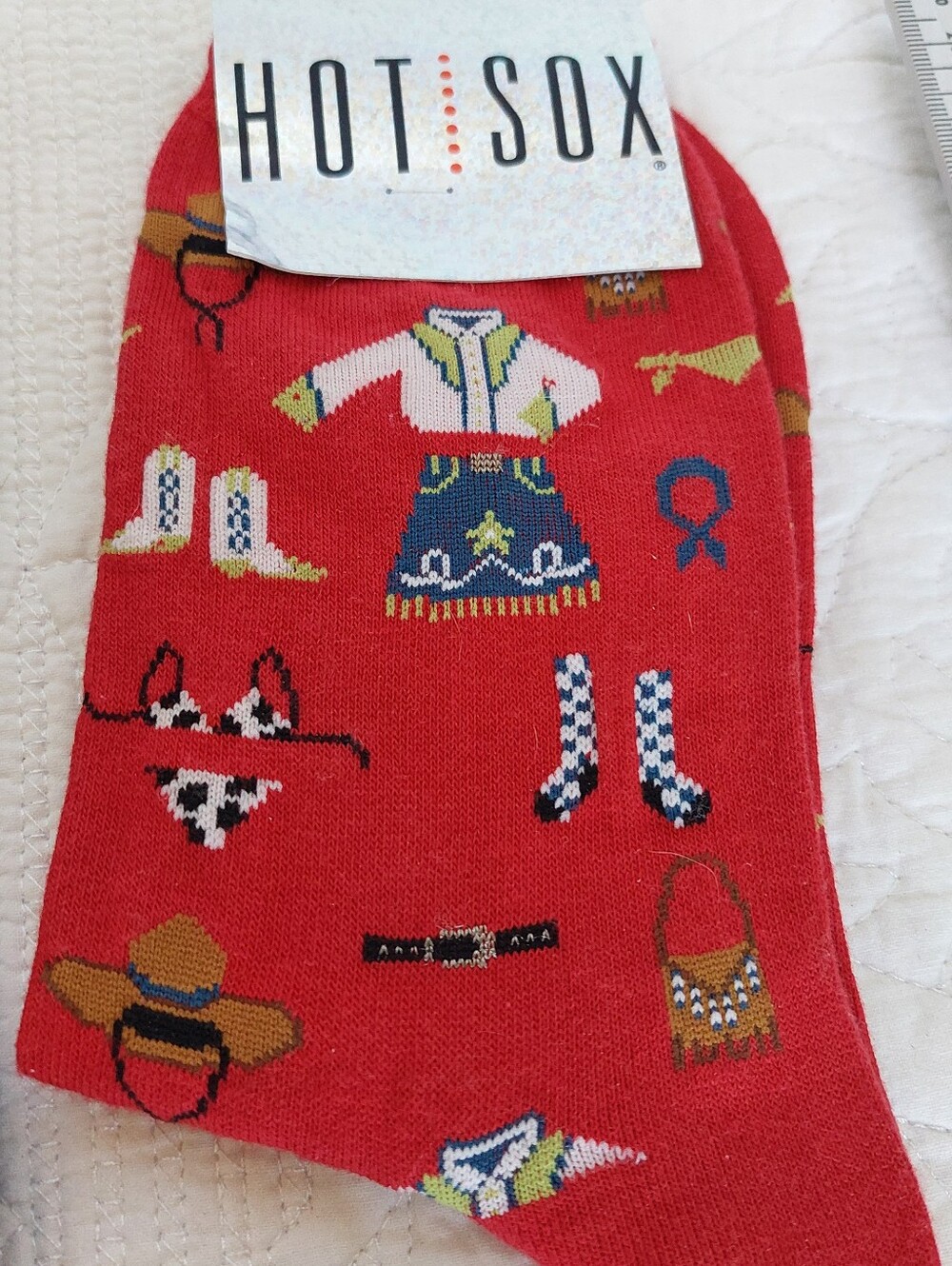4 Sets Of Cowgirl/ BoyWestern Socks NOS Size Range 8 To 11 Rodeo Southwest Cute! - Picture 4 of 16